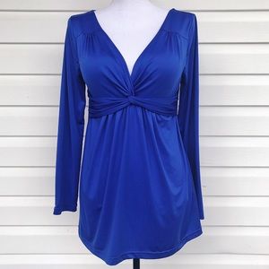 •THE PARAGON• NWOT Slimming Twist-Top Empire Tunic